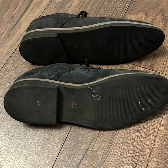 Bar III Chukka Shoes Mens Adult 8.5 Lace Up Leather Upper charcoal - Picture 5 of 5